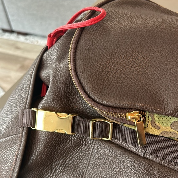 Del Toro Brown Leather Backpack - Picture 8 of 15